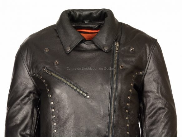 ml1948 - womens classic m-c jacket w- rivet detailing - 1
