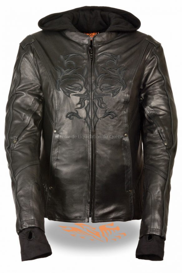 ml2066 - mesdames 3-4 jacket w - reflective détail tribal - 1