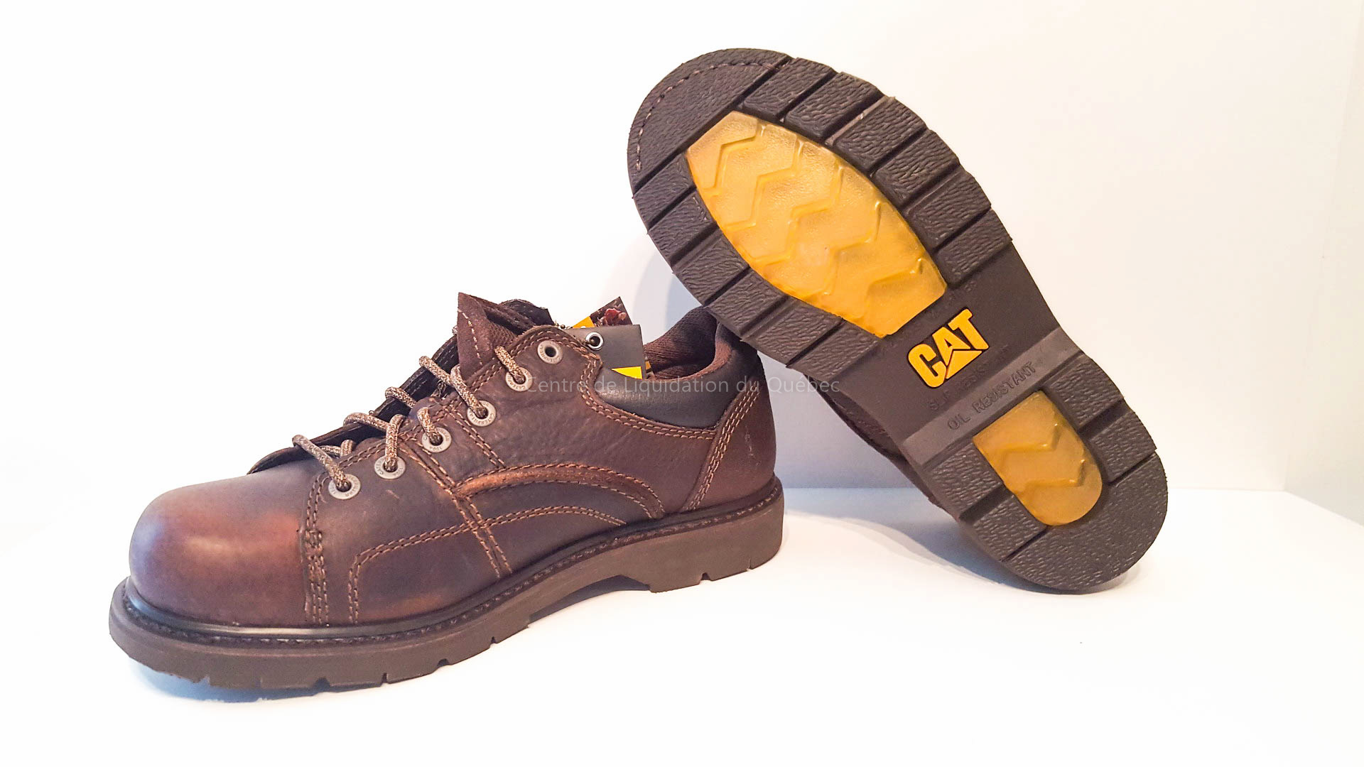 Chaussures De Sécurité CATERPILLAR Bleues - Taille 46, Neuves Avec Boîte, Polyester, à Enfiler