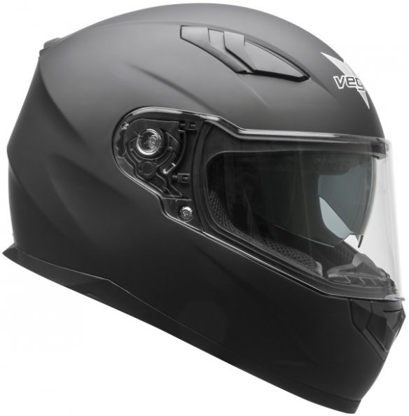 casque de moto, scooter et vtt slinger - rs1 matte black