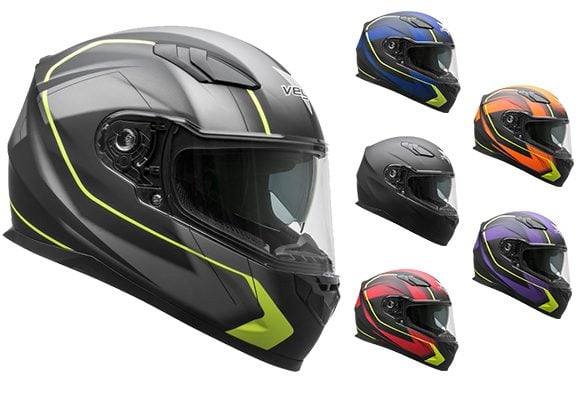 casque de moto, scooter et vtt slinger - RS1 couleurs