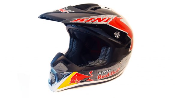 Casque motocross fibre de carbone KINI Red Bull REVOLUTION