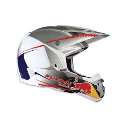 Casque motocross fibre de carbone KINI Red Bull COMPOSITE ultraléger.