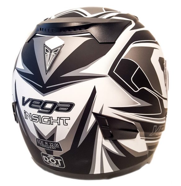 Casque de motoneige et VTT - Vega Insight - Argent-noir