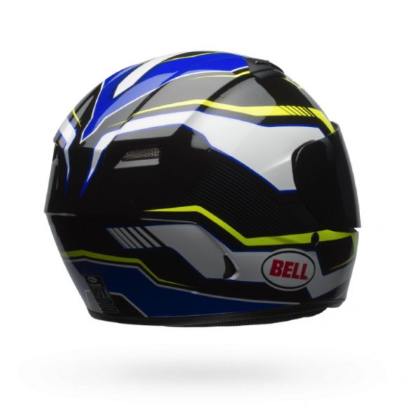 Bell-Qualifier-DLX-Street-Helmet-Torque-Blue-Yellow-B-R-3-4