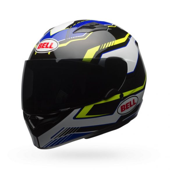 Bell-Qualifier-DLX-Street-Helmet-Torque-Blue-Yellow-L-3-4