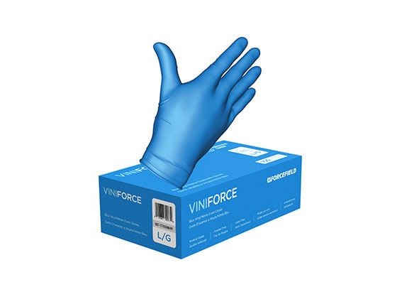 Gants d'examen jetables en nitrile / vinyle ViniForce (caisse de 100 gants)
