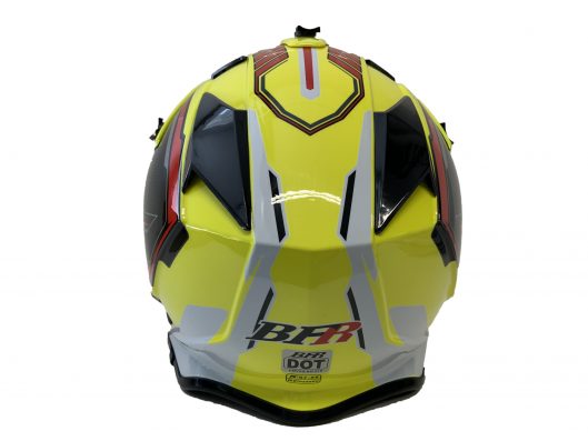 Casque de motocross BFR - jaune