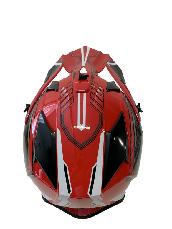 Casque de motocross BFR - rouge