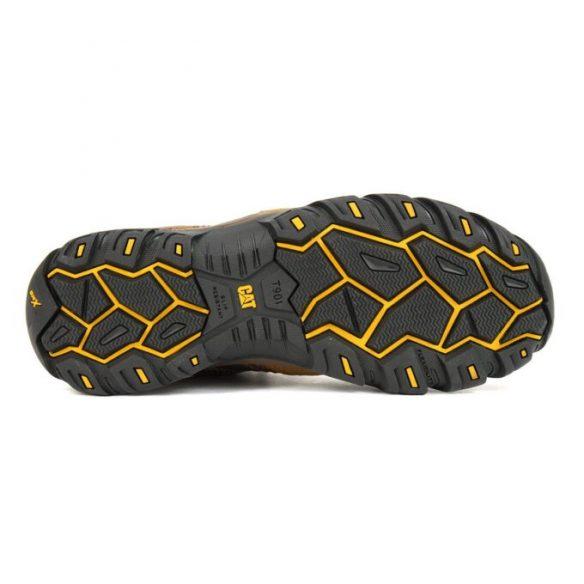 Caterpillar Argon Composite Toe Chaussures de travail marron foncé pour hommes