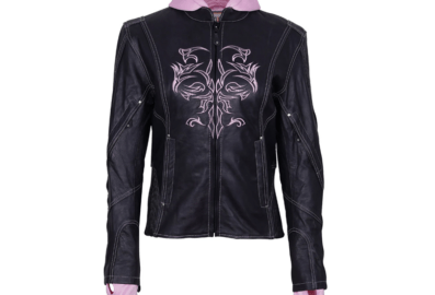 Veste en cuir Gogi de moto pour femme