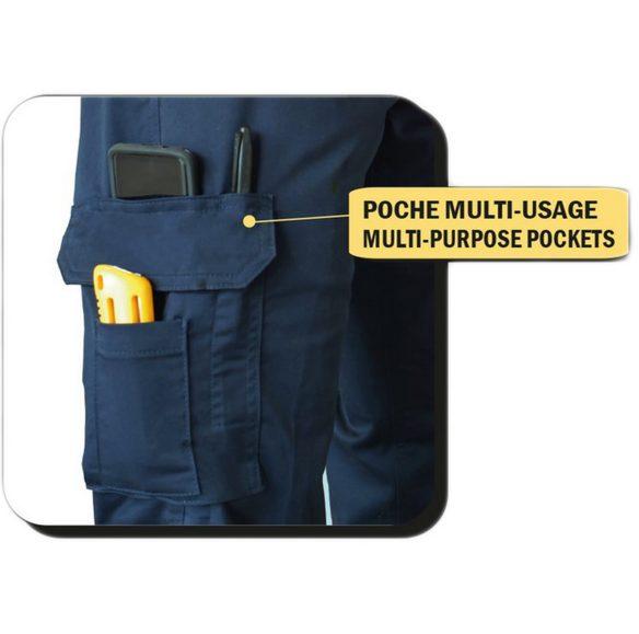 Pantalon de Travail Cargo Extensible Doublé