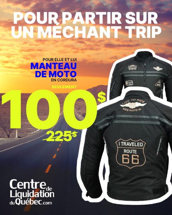 Blouson Route 66 en cordura - Limited edition (unisexe)
