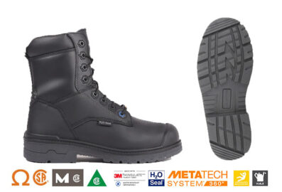 Progum-i-met Work Boots A9272B-11 Leather, Black – 8po with Metatarsal Protection