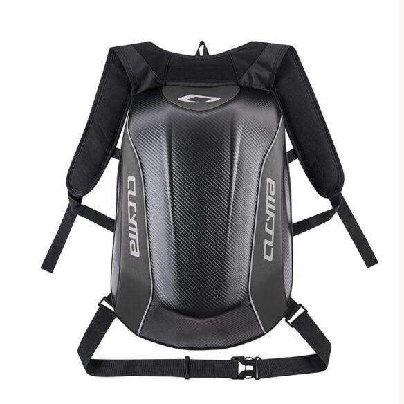 Sac à Dos Moto Coque Rigide BFR Helmets – 30L, Étanche, Design Carbone