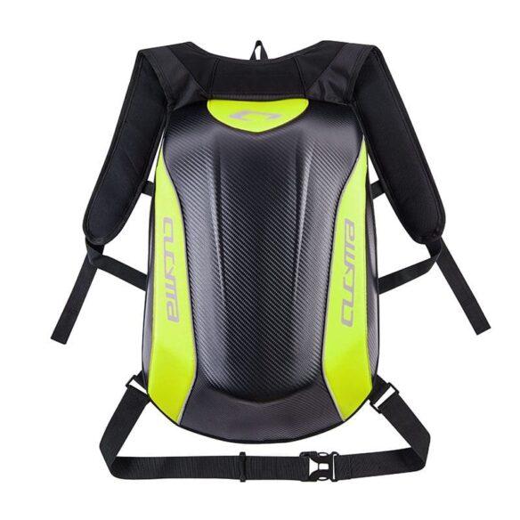 Sac à Dos Moto Coque Rigide BFR Helmets – 30L, Étanche, Design Carbone