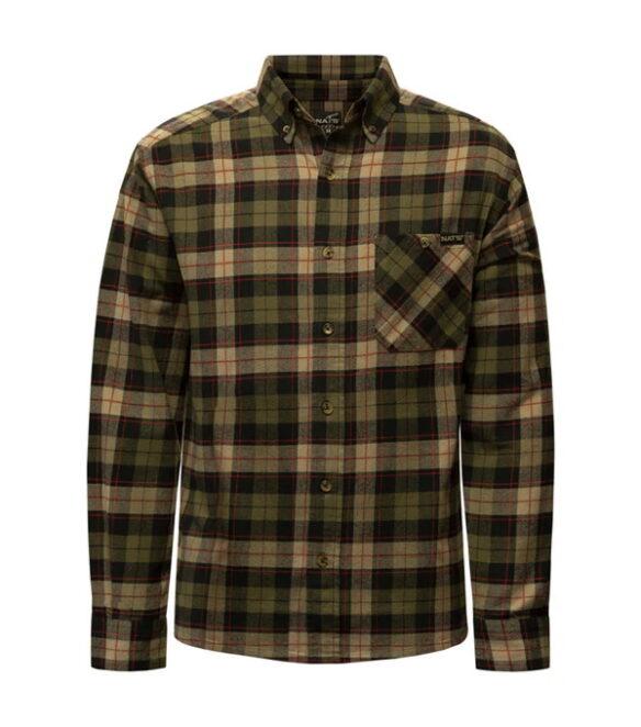 Chemise de travail à carreaux en flanelle pour homme – Confort & Durabilité