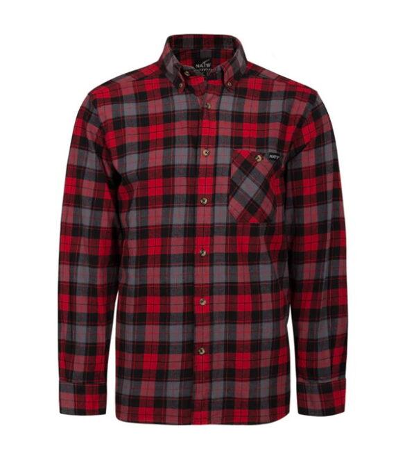 Chemise de travail à carreaux en flanelle pour homme – Confort & Durabilité