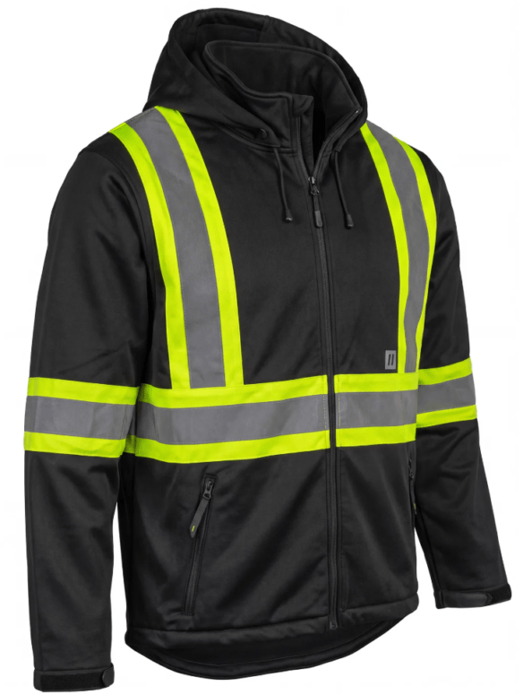 Manteau softshell de travail haute visibilité Forcefield 023-EN148OR Manteau softshell de travail haute visibilité Forcefield 023-EN148OR