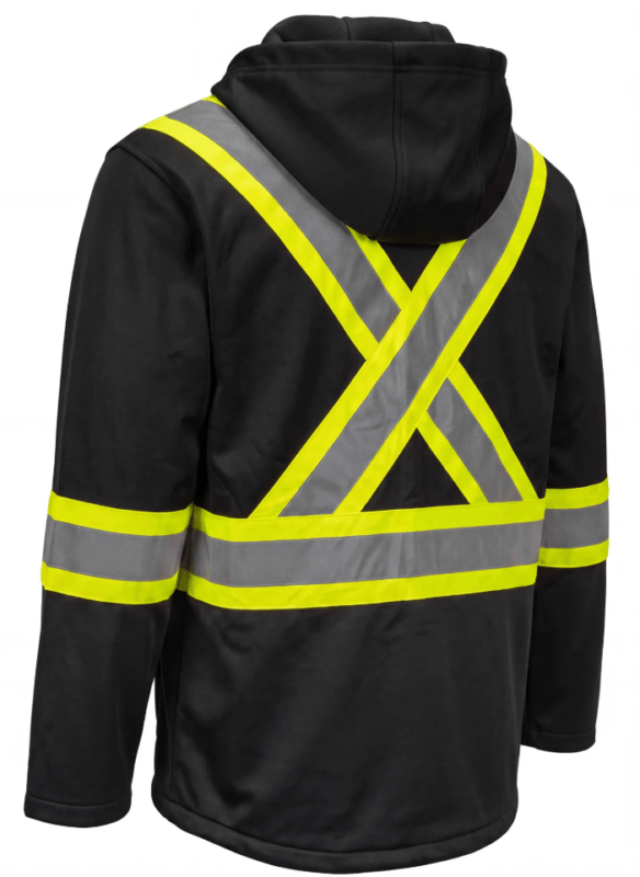 Manteau softshell de travail haute visibilité Forcefield 023-EN148OR Manteau softshell de travail haute visibilité Forcefield 023-EN148OR