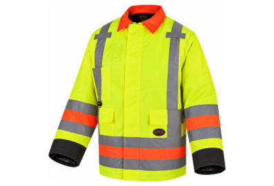 Trio d’hiver pour signaleur – Manteau, pantalon et casque CSA Type 2
