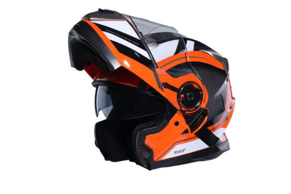Casque modulaire de VTT et motoneige, vitre électrique BFR 160