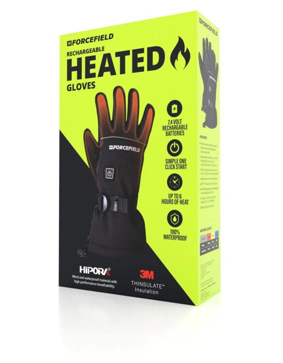 Gants chauffants rechargeables Forcefield – chaleur réglable, étanches et confort durable