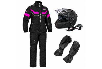 Trio Motoneige ZeroZone offroad (femme), casque visière électrique (en magasin seulement)