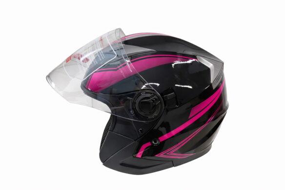 Casque moto et VTT visage ouvert 705 – DOT, visière longue et pare-soleil intégré