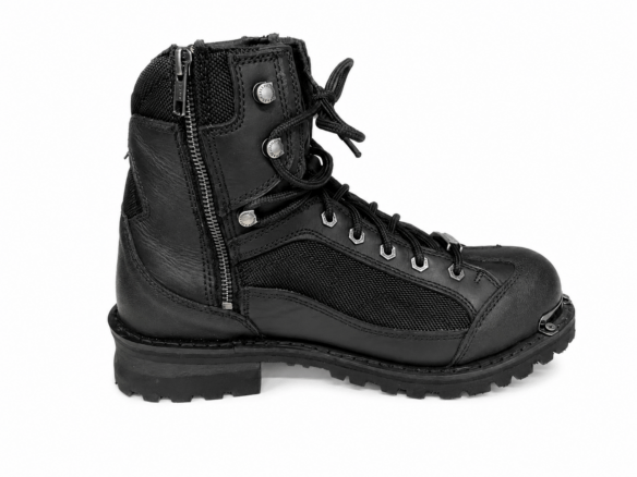 Botte de moto pour homme en cuir véritable Milwaukee MBM9080W
