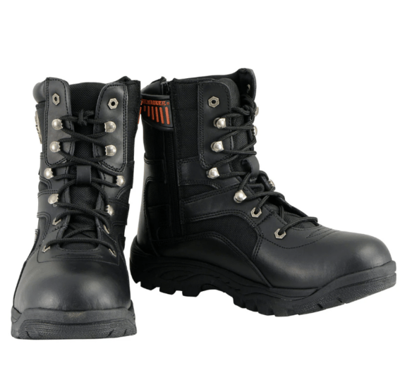 Botte de moto pour homme en cuir véritable Milwaukee MBM9105