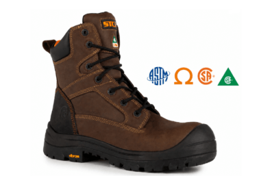 Bottes de travail STC Morgan 8" CSA en cuir imperméable