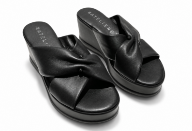 Sandale mule plateforme pour femme Ateliers Corinne