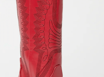 Botte western rouge pour femme Billini Zayda