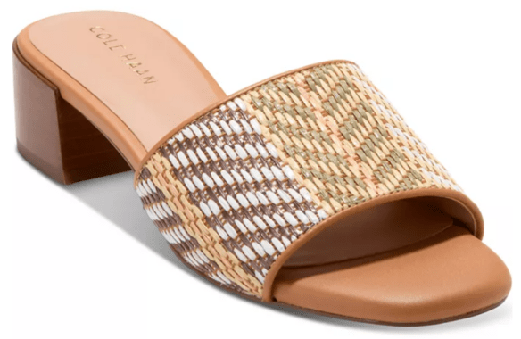 Sandale mule à talon bloc pour femme Cole Haan Calli Single Band