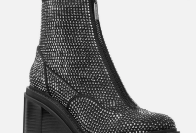 Bottillon à talon bloc pour femme Michael Kors Cyrus Zip