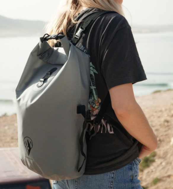 Sac à dos étanche 18 L | Imperméable pour voyage, moto et plein air