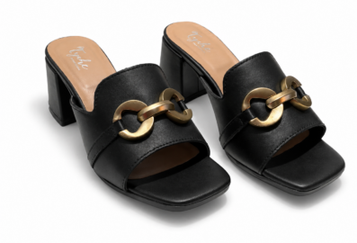Sandale mule à talon bloc pour femme Tyche LS-True