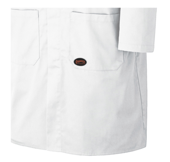 Sarrau de travail blanc en poly/coton Pioneer 518