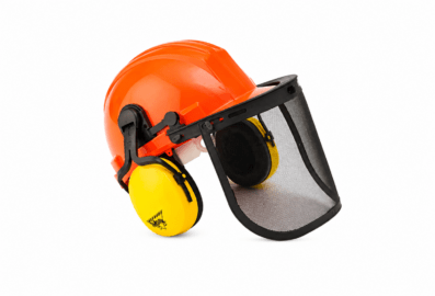 Ensemble de protection forestière WorkHorse SHD6000Q – Casque, visière et coquilles antibruit