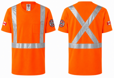 T-shirt de travail haute visibilité CSA Classe 2 – Tawich RTS221