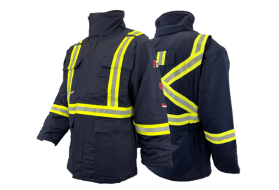 Manteau d’hiver ignifuge FR/AR haute visibilité CAT 4 – Atlas Workwear 2191