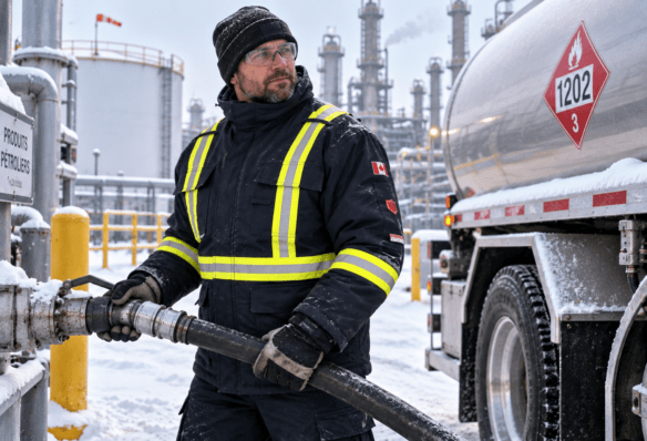 Manteau d’hiver ignifuge FR/AR haute visibilité CAT 4 – Atlas Workwear 2191