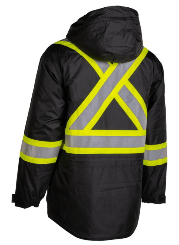 Manteau d’hiver haute visibilité Forcefield 024-FR705-MX ignifuge et imperméable
