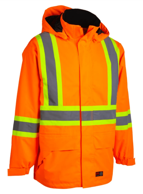 Manteau d’hiver haute visibilité Forcefield 024-FR705-MX ignifuge et imperméable