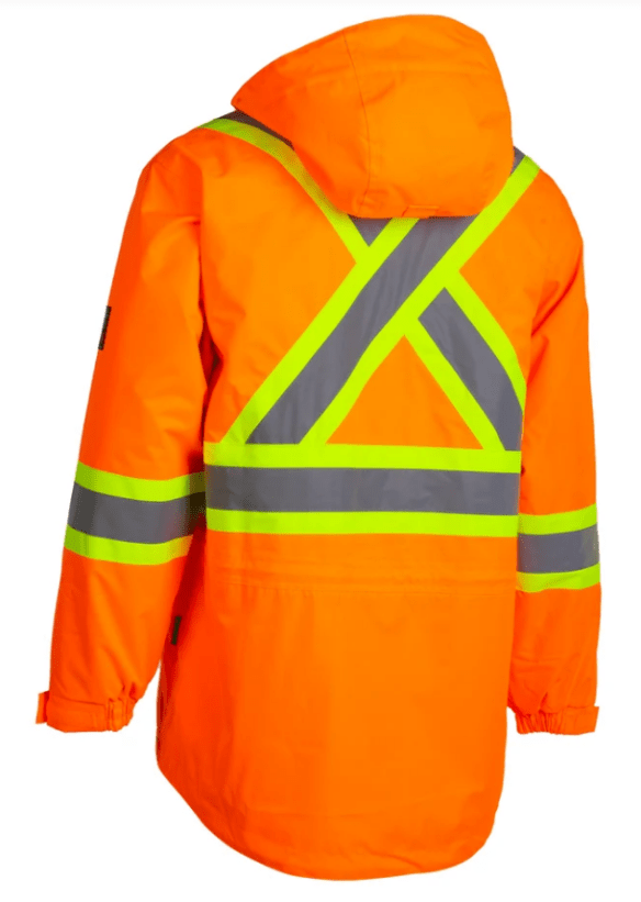 Manteau d’hiver haute visibilité Forcefield 024-FR705-MX ignifuge et imperméable