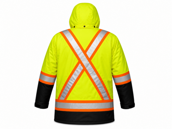 Manteau d’hiver haute visibilité 024-EN640R isolé et imperméable