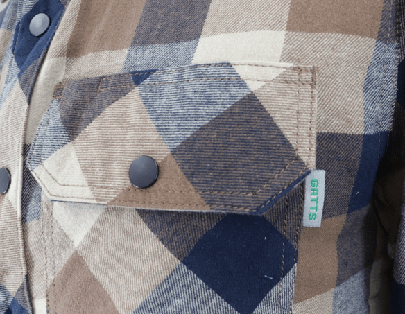 Chemise de travail en flanelle doublée avec capuchon Gatts 630 DCF