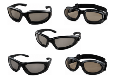 Lunettes de moto Lunesol polarisées et photochromatiques