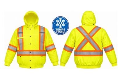 Manteau d’hiver haute visibilité Forcefield 024-EN660 imperméable et isolé